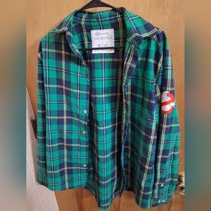 Cakeworthy Ghostbusters Flannel
